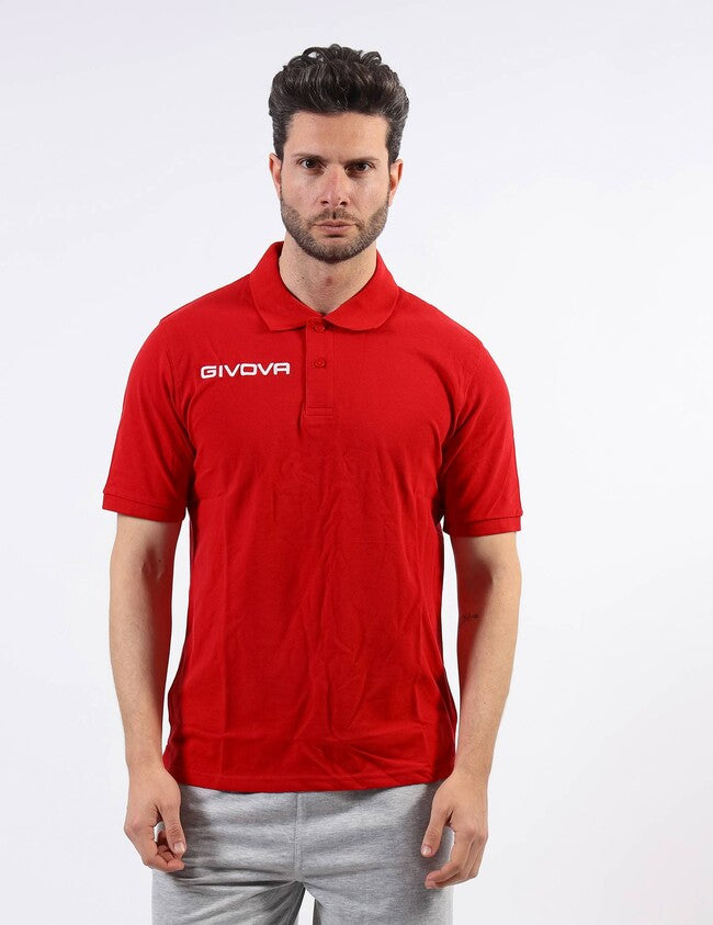 Μπλούζα πόλο POLO COTONE PIQUET SUMMER κόκκινο