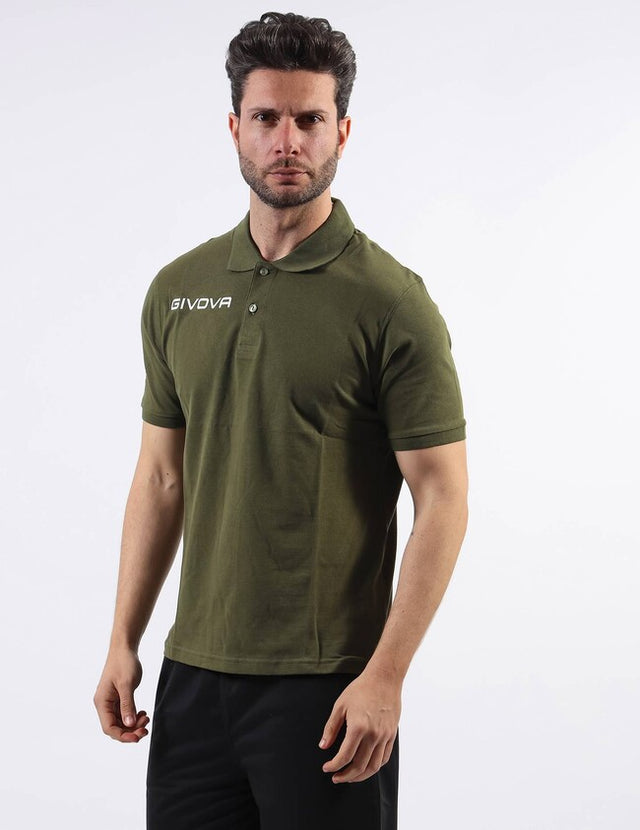 Μπλούζα πόλο POLO COTONE PIQUET SUMMER στρατιωτικό πράσινο