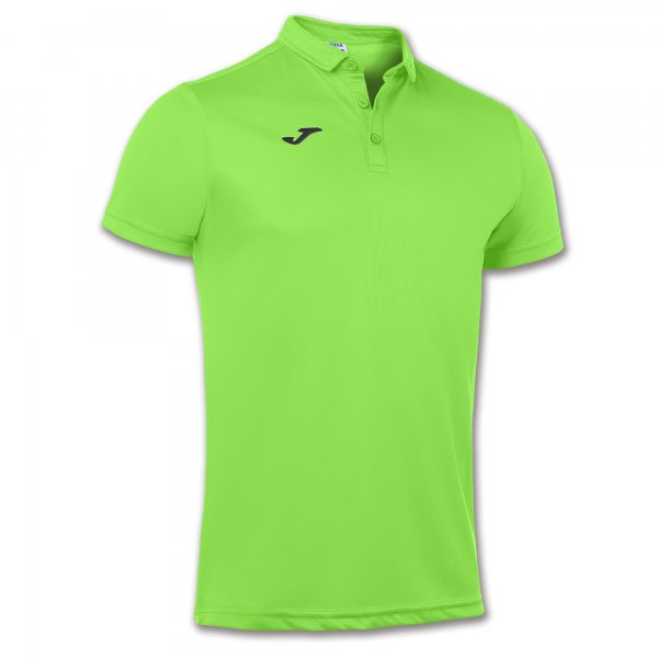 Μπλούζα πόλο HOBBY SHORT SLEEVE POLO SHIRT φθορίζον πράσινο