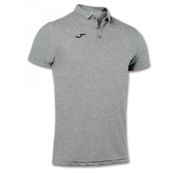 POLO SHIRT GREY S/S GRIS MELANGE CLARO