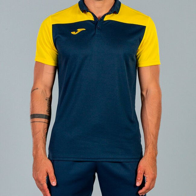 Μπλούζα πόλο HOBBY II SHORT SLEEVE POLO ναυτικό μπλε κίτρινο