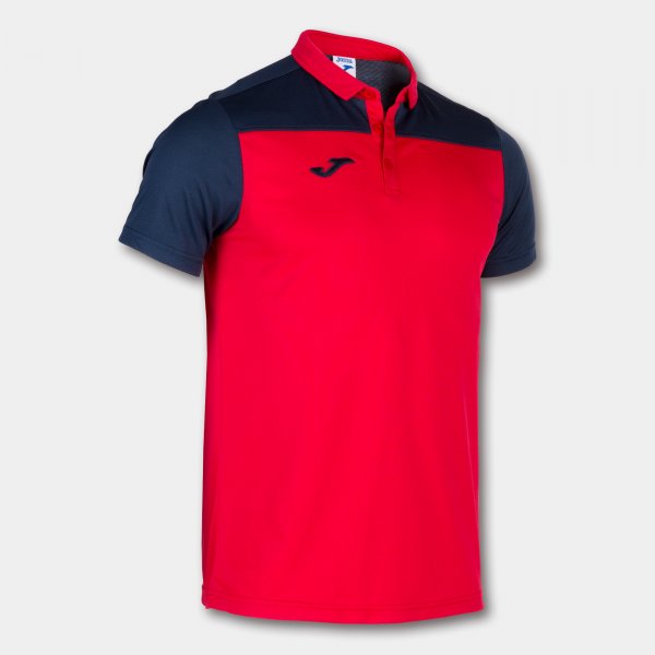 Μπλούζα πόλο HOBBY II SHORT SLEEVE POLO κόκκινο ναυτικό μπλε