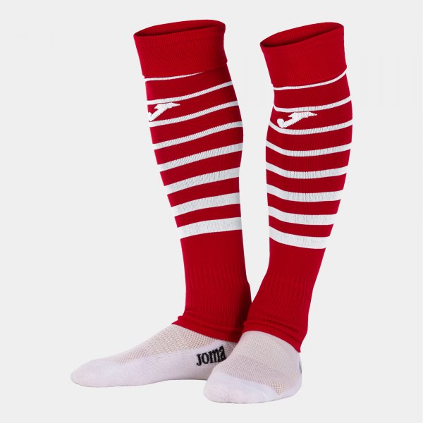 PREMIER II SOCKS RED-WHITE