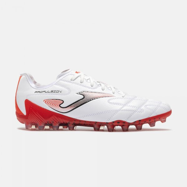 Παπούτσια ποδοσφαίρου για φυσικό χόρτο PROPULSION 2602 WHITE ARTIFICIAL GRASS λευκό