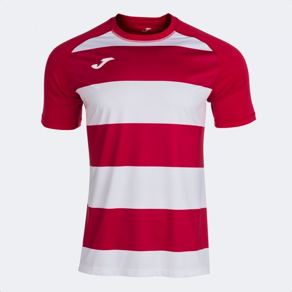 Φανέλα ράγκμπι T-SHIRT PRORUGBY II SHORT SLEEVE κόκκινο λευκό