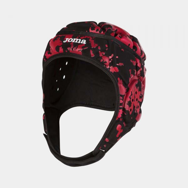 Κράνος ράγκμπι PROTECT PROTECTIVE HELMET μαύρο κόκκινο