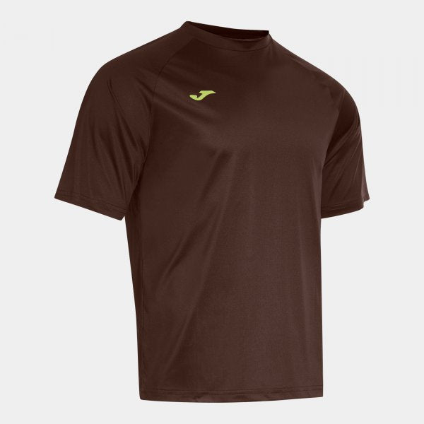 Μπλούζα πόλο R-CITY SHORT SLEEVE T-SHIRT καφέ