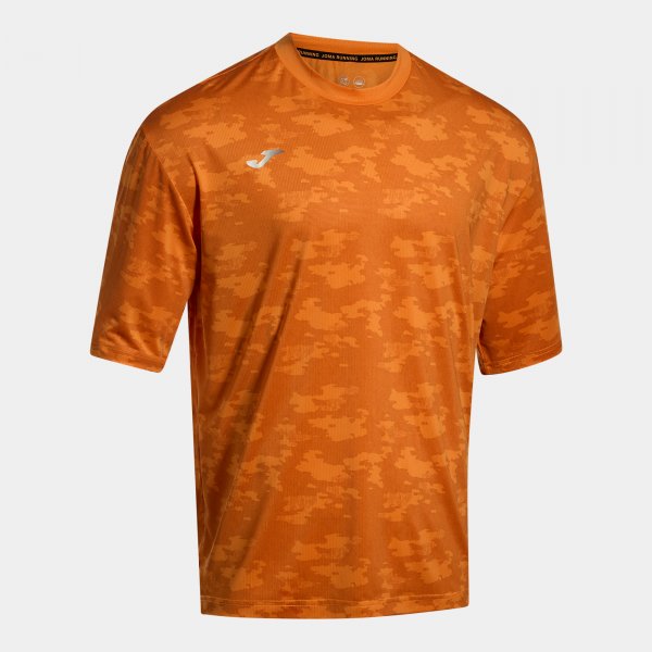 Μπλούζα πόλο R-CITY SHORT SLEEVE T-SHIRT πορτοκαλί