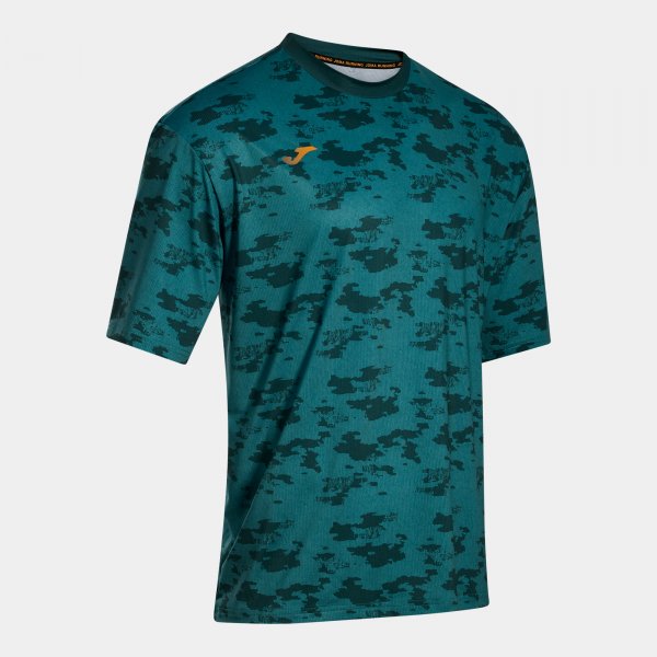 Μπλούζα πόλο R-CITY SHORT SLEEVE T-SHIRT τιρκουάζ