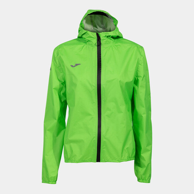Γυναικεία αδιάBροχο μπουφάν R-CITY ICONIC NATURE RAINCOAT φθορίζον πράσινο