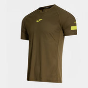Μπλούζα πόλο R-TRAIL NATURE SHORT SLEEVE T-SHIRT καφέ
