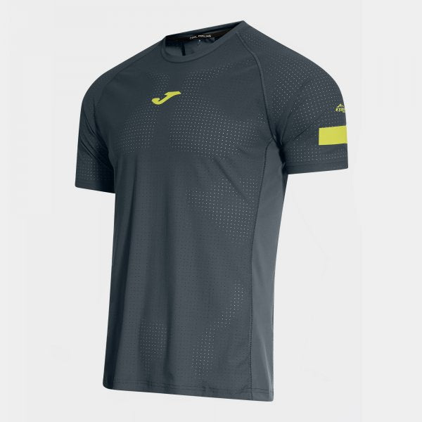 Μπλούζα πόλο R-TRAIL NATURE SHORT SLEEVE T-SHIRT γκρι