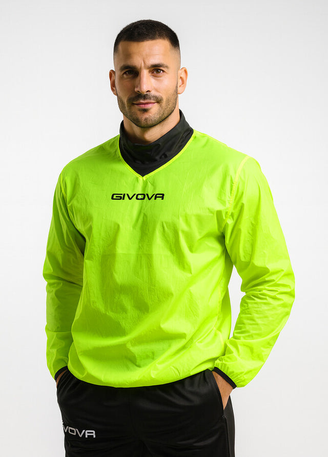 Μπουφάν RAIN JACKET COLLO COSTINA φλουό κίτρινο