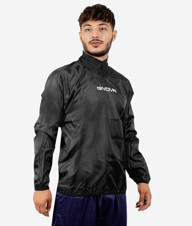 Μπουφάν RAIN JACKET COLLO COSTINA μαύρο