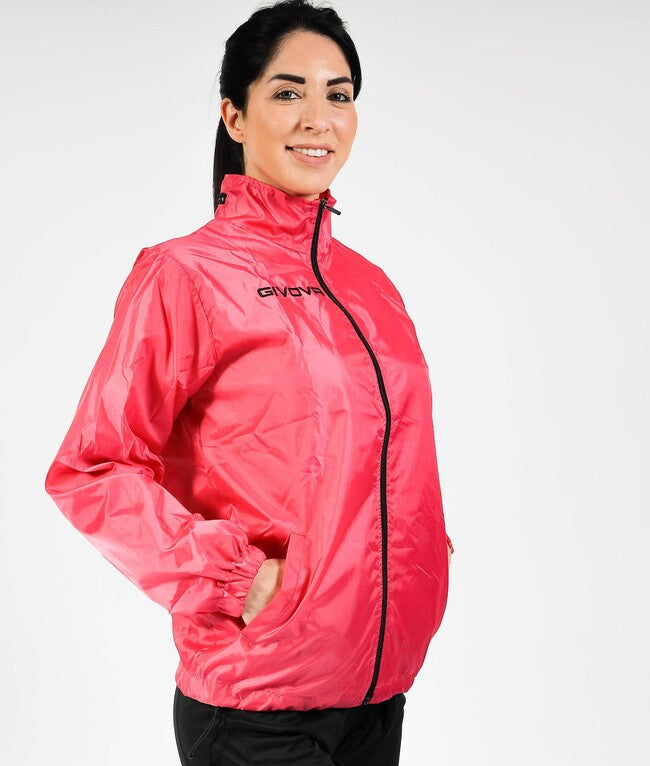 RAIN JACKET WIND FUXIA