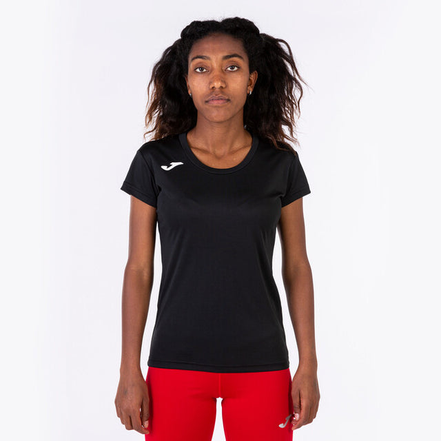 Γυναικεία μπλούζα για τρέξιμο RECORD II SHORT SLEEVE T-SHIRT μαύρο