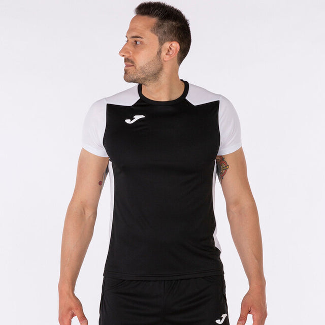 Μπλούζα για τρέξιμο T-SHIRT RECORD II SHORT SLEEVE μαύρο λευκό