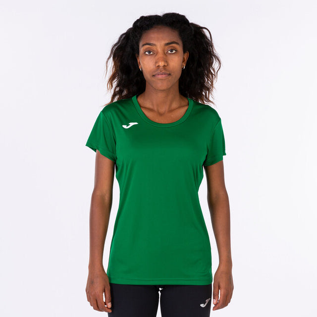 Γυναικεία μπλούζα για τρέξιμο RECORD II SHORT SLEEVE T-SHIRT πράσινο