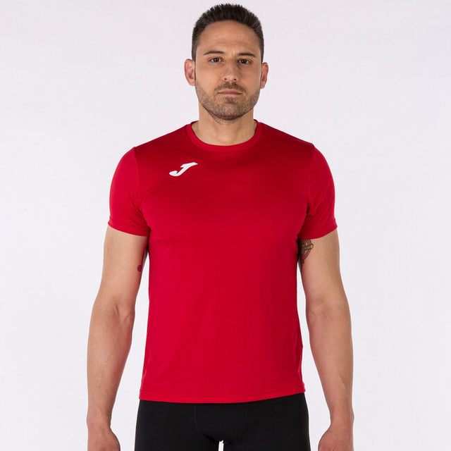 Μπλούζα για τρέξιμο RECORD II SHORT SLEEVE T-SHIRT κόκκινο