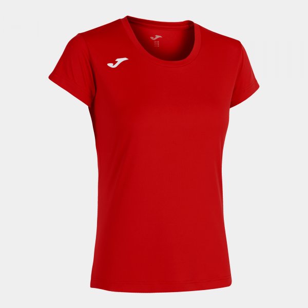 Γυναικεία μπλούζα για τρέξιμο RECORD II SHORT SLEEVE T-SHIRT κόκκινο