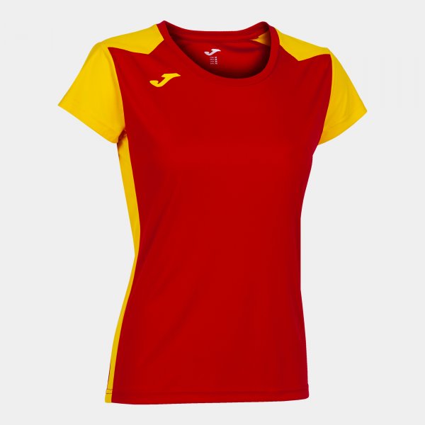 T-SHIRT RECORD II RED-YELLOW
