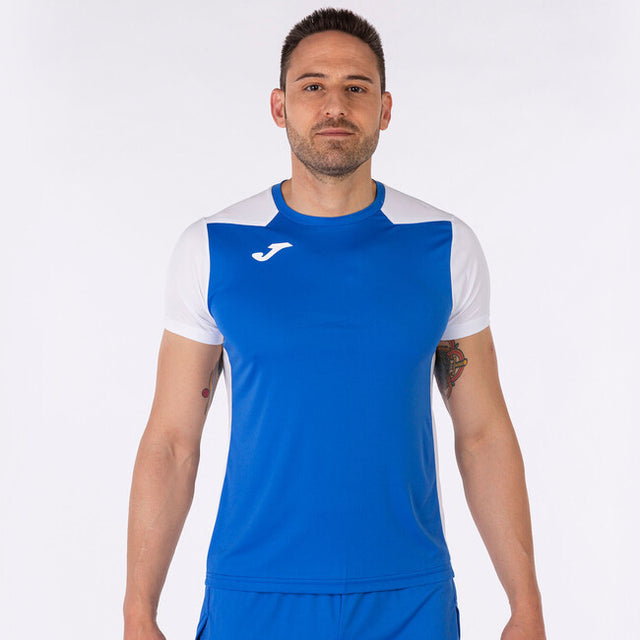 Μπλούζα για τρέξιμο T-SHIRT RECORD II SHORT SLEEVE γαλάζιο λευκό