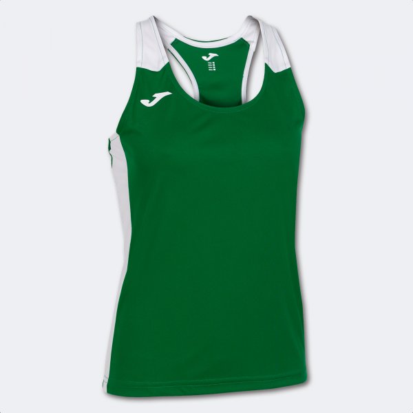 Γυναικεία αμάνικο μπλουζάκι για τρέξιμο RECORD II TANK TOP πράσινο μαύρο
