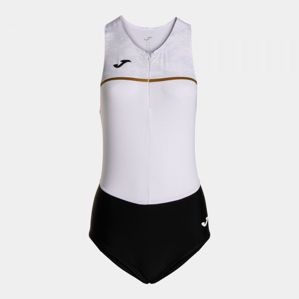 Γυναικείος σετ για τρέξιμο RECORD III BODYSUIT λευκό μαύρο