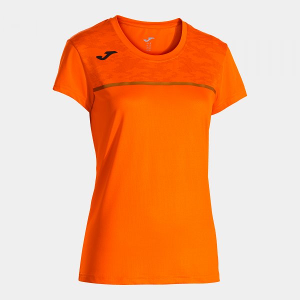 Γυναικεία μπλούζα για τρέξιμο RECORD III SHORT SLEEVE T-SHIRT πορτοκαλί