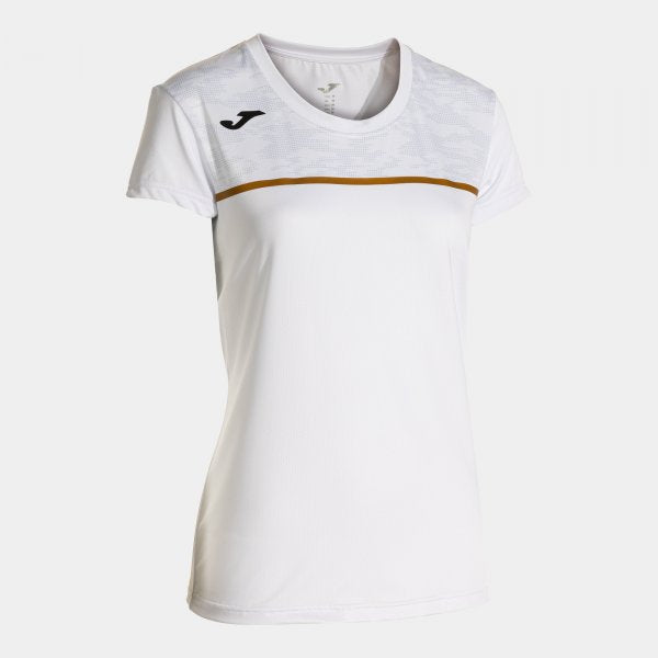 Γυναικεία μπλούζα για τρέξιμο RECORD III SHORT SLEEVE T-SHIRT λευκό