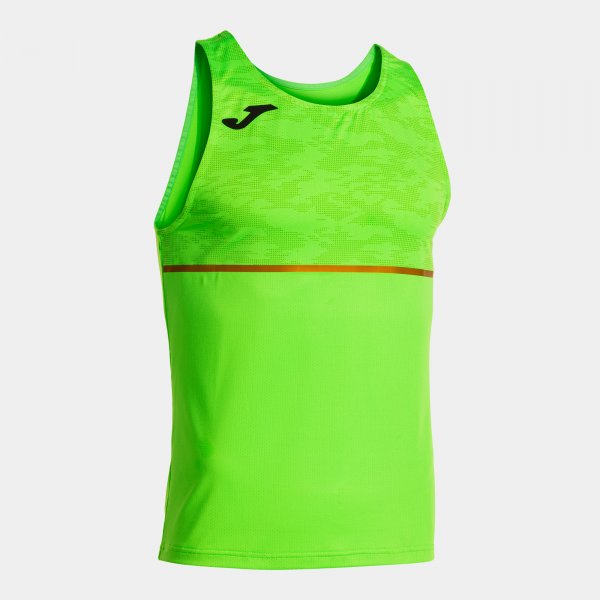Αμάνικο μπλουζάκι για τρέξιμο RECORD III SLEEVELESS SHIRT φθορίζον πράσινο