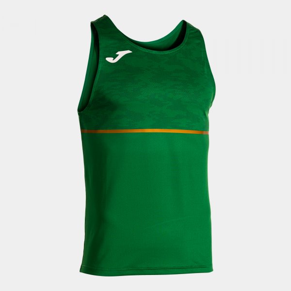 Αμάνικο μπλουζάκι για τρέξιμο RECORD III SLEEVELESS SHIRT πράσινο
