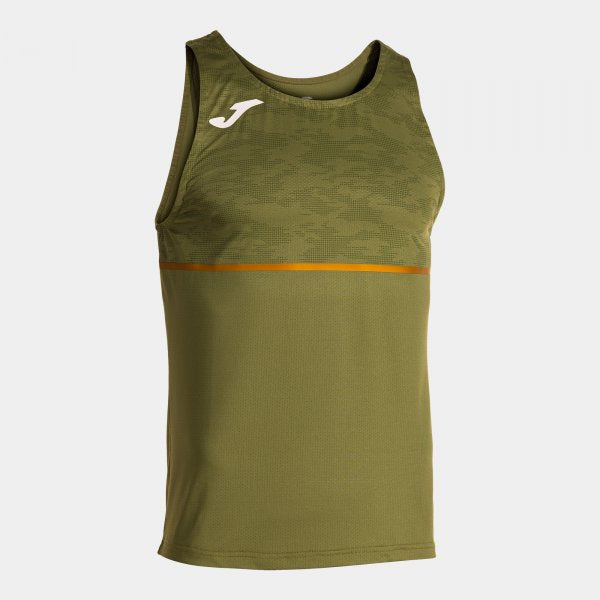 Αμάνικο μπλουζάκι για τρέξιμο RECORD III SLEEVELESS SHIRT πράσινο