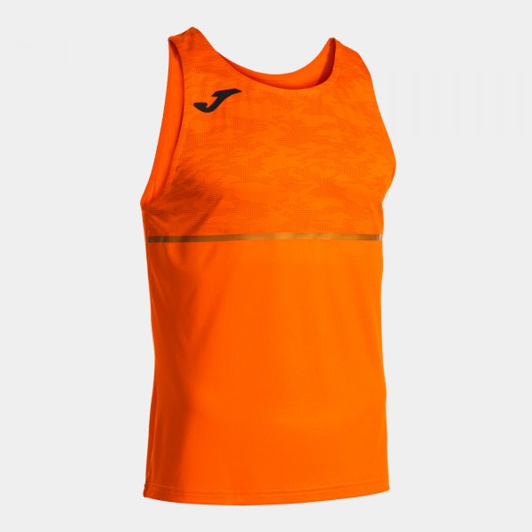 Αμάνικο μπλουζάκι για τρέξιμο RECORD III SLEEVELESS SHIRT πορτοκαλί