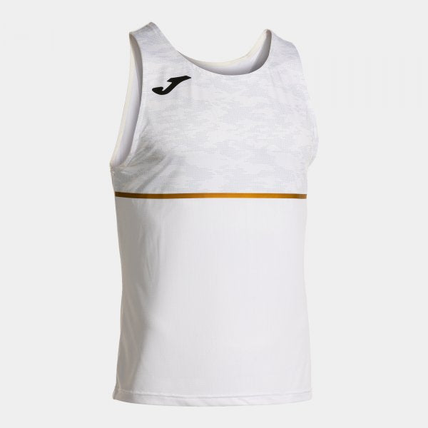 Αμάνικο μπλουζάκι για τρέξιμο RECORD III SLEEVELESS SHIRT λευκό