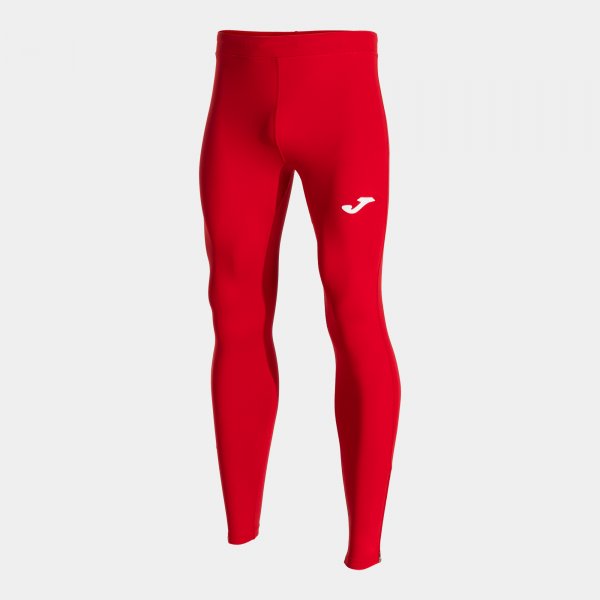Παντελόνι για τρέξιμο RECORD LONG TIGHTS κόκκινο