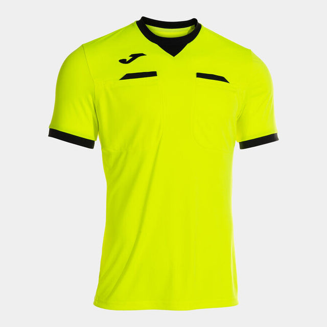 Φανέλα διαιτητή REFEREE SHORT SLEEVE T-SHIRT φθορίζον κίτρινο μαύρο