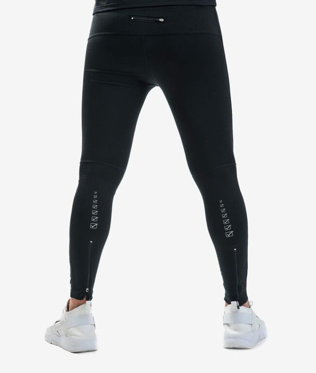 Παντελόνι για τρέξιμο RUNNING LONG PANT μαύρο-φούξια