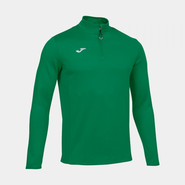 Φούτερ για τρέξιμο SWEATSHIRT RUNNING NIGHT πράσινο