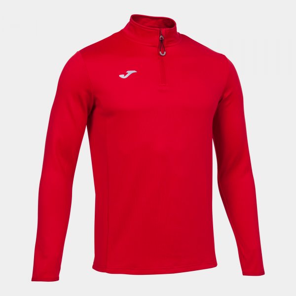Φούτερ για τρέξιμο SWEATSHIRT RUNNING NIGHT κόκκινο