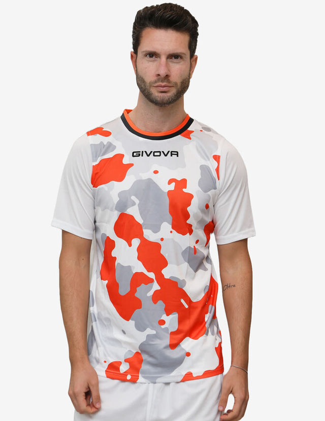 Φανέλα SHIRT ARMY λευκό-πορτοκαλί