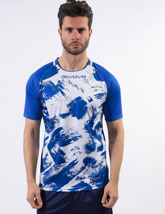 Φανέλα SHIRT ART M/C γαλάζιο-λευκό