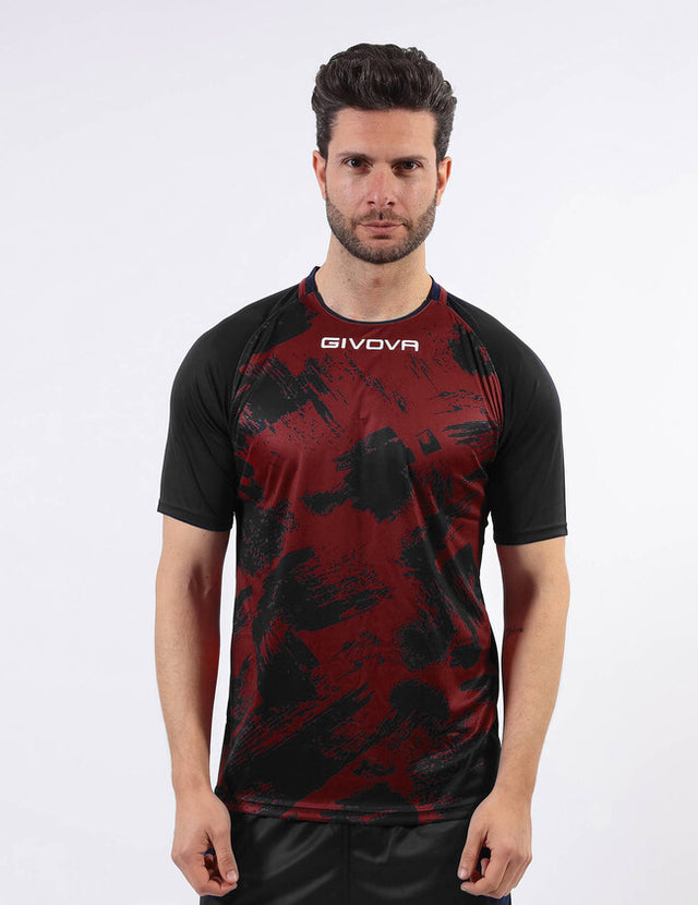 Φανέλα SHIRT ART M/C γρανάτη-μαύρο