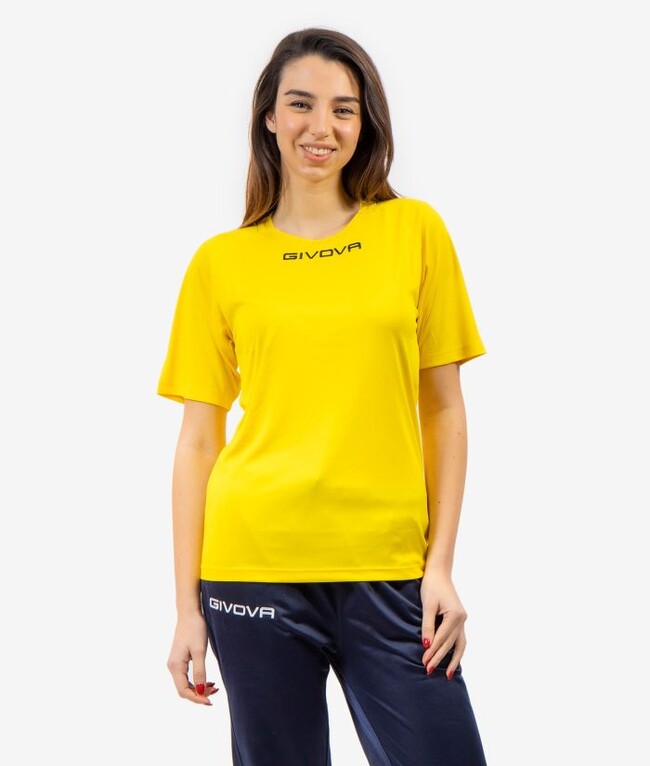 SHIRT CAPO INTERLOCK GIALLO