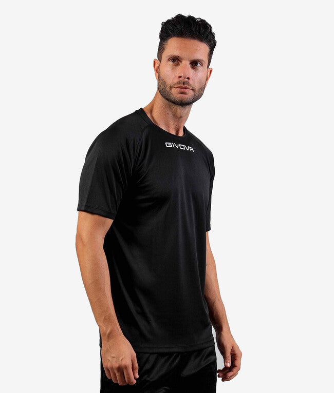 SHIRT CAPO INTERLOCK NERO