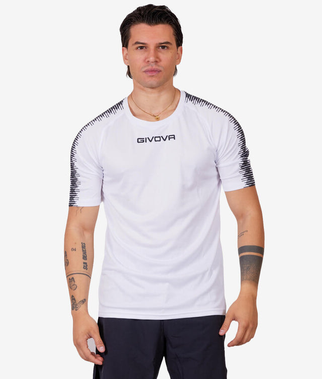 Φανέλα / μπλούζα SHIRT CLUB λευκό-μαύρο