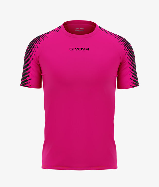 Φανέλα / μπλούζα SHIRT CLUB φούξια-μαύρο