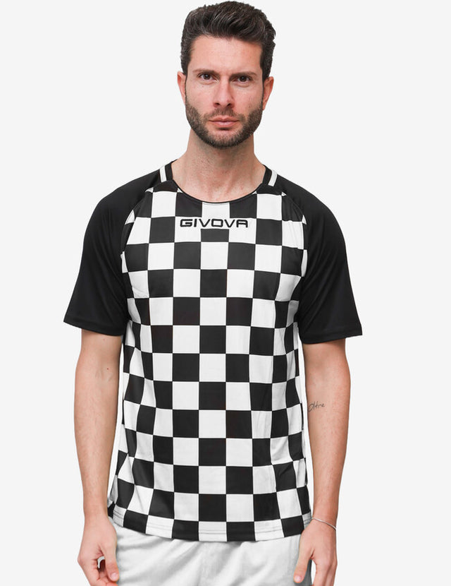 Φανέλα SHIRT DAMA λευκό-μαύρο