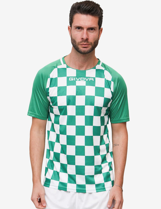 Φανέλα SHIRT DAMA πράσινο-λευκό