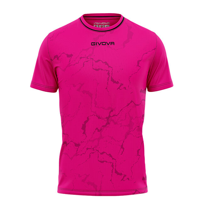 SHIRT GRAFITE INTERLOCK FUXIA/NERO